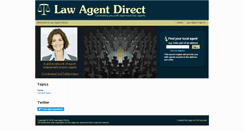 Desktop Screenshot of lawagentdirect.com